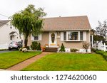 Traditional American House in New Jersey, USA. Beautiful old style American house.
