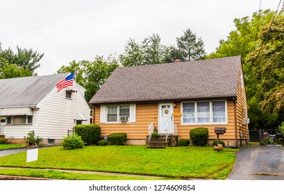 Traditional American House in New Jersey, USA. Beautiful old style American house.