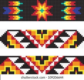 Traditional Native American Pattern Vector Illustration Stock Vector ...