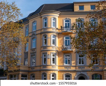 Traditional apartment buildings in Hamburg, Germany