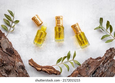 Traditional Arabian Incense - Agarwood Tree Oil Perfume, Top View