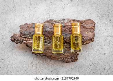 Traditional Arabian Incense - Agarwood Tree Oil Perfume, Top View