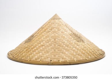 Traditional Asian Hat Isolated On White Background