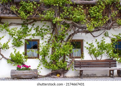 A traditional Austrian mountain farm house in the alpine village of Doelsach, East Tyrol, Austria