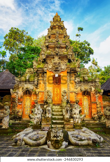 Traditional Balinese Architecture Bali Island Indonesia Stock Photo ...