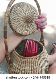 Traditional Basket From Bougainville In Papua New Guinea