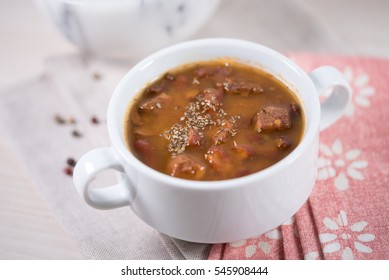 Traditional Bean Goulash Soup