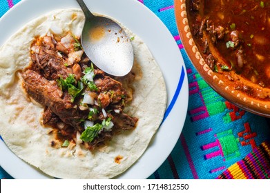 Traditional Beef Birria Stew, Mexican Breakfast Food
