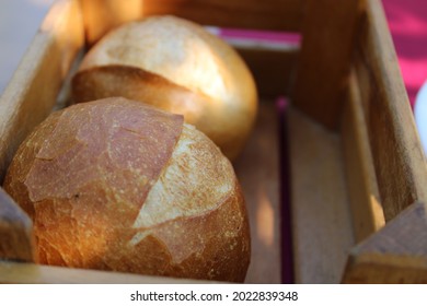 Traditional Black Sea Bread. Fresh And Delicious Bread.