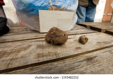 Traditional Black Truffle Market Of Lalbenque In Périgord, France