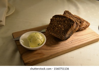 Traditional Bread And Butter, Local European Food In Tallinn, Estonia, Northern Europe