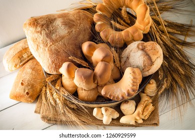 Traditional Bread From Sardinia, Italy 