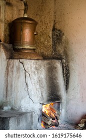 Traditional Bulgarian Distillery For Making Rakia Brandy