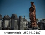 Traditional cemetery in France. No names.
