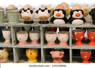  Traditional ceramic animal glass pottery standing the shelve in Thailand have cow penguin duck   pic glass 