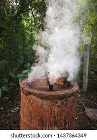 Traditional Charcoal Making From Wood Chips