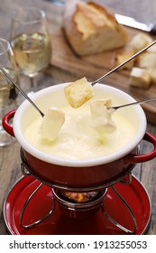 Traditional Cheese Fondue, Swiss Cuisine
