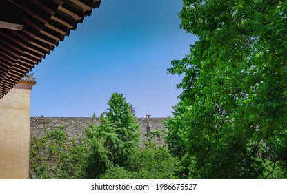 Traditional Chinese City Wall In Nanjing, Ancient Chinese Architecture