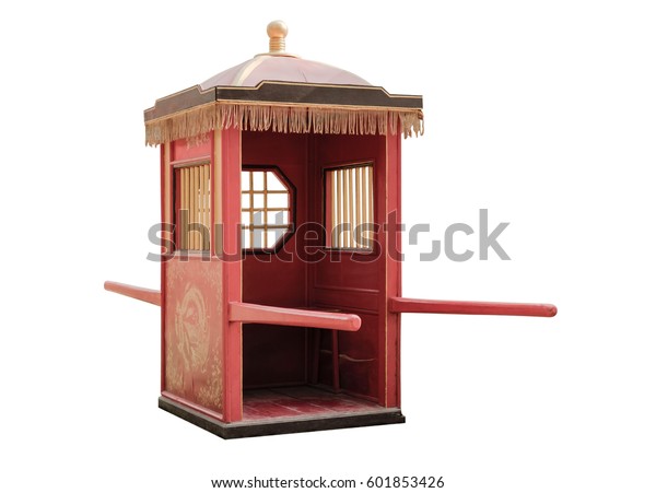 Traditional Chinese Sedan Chair On White Stock Photo Edit Now