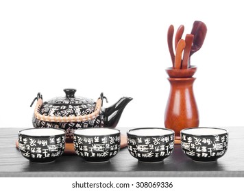 Traditional Chinese tea set 