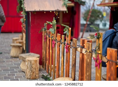 Traditional christmas market decorations