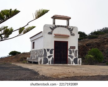 A Traditional Church In The Canary Islands. The Church Stands Alone.