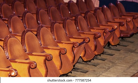 500 Chairs Cinema Empty Inside Movie Pictures Royalty Free