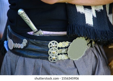 Traditional Clothes Of An Argentine Gaucho