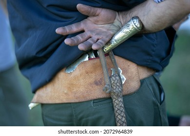 Traditional Clothes Of An Argentine Gaucho