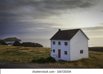 A Traditional Coastal House, In Elliston, Newfoundland.