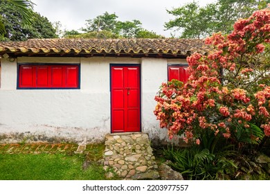 Traditional Colombian House, Colorful House, Caribbean Houses