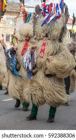 Traditional Costume Carnival In Cerknica, Slovenia