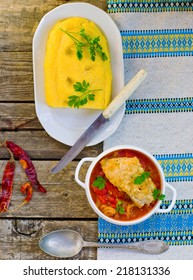 Traditional Croatian Fish Dish And Tomatoes-brodett.