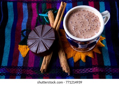 Traditional Cup Of Mexican Hot Chocolate