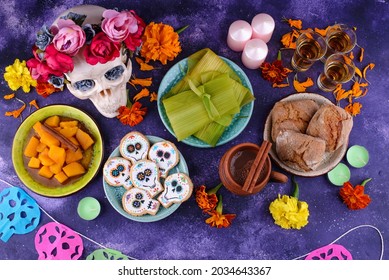 Traditional Day Dead Food Celebrating Dia Stock Photo 2034643367 ...