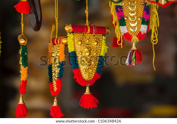 Traditional Decorative Items Hanging Shop State Stock Photo Edit