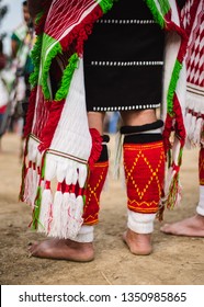 Traditional Dress Of Nagaland People During A Festival