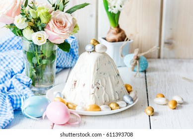 Traditional Easter Cottage Cheese Dessert