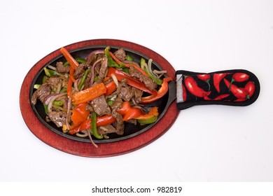 Traditional Fajitas Isolated