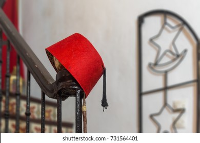 Traditional Fez Or Tarboosh Hat Of Morocco