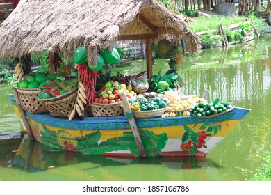 Traditional Floating Market In Lembang, Bandung. Indonesia