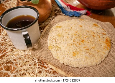 Traditional Food From Paraguay Called “Mbeju” And 