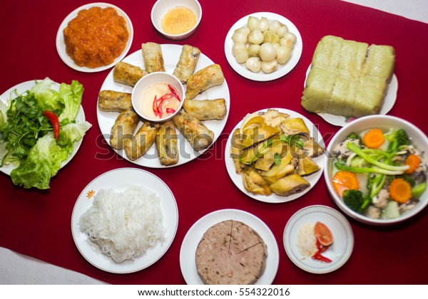 Traditional Food Vietnam Lunar New Year Stock Photo Edit Now