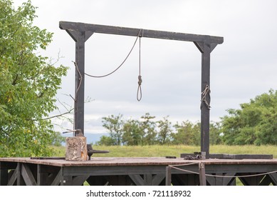 Traditional Gallows From The Middle Ages