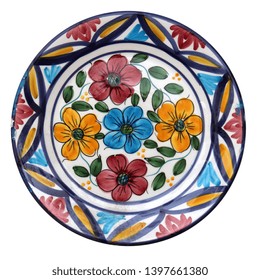 Traditional Glazed Ceramic Plates Andalusia Spain Stock Photo ...