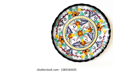 Traditional Handmade Mexican Plate Design Stock Photo (Edit Now) 1385183435