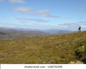 A Traditional Highland Deer Stalker In Glen Tilt, Scotland