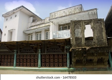 A Traditional Home In The Southern City Of Cochin, Kerala, India.