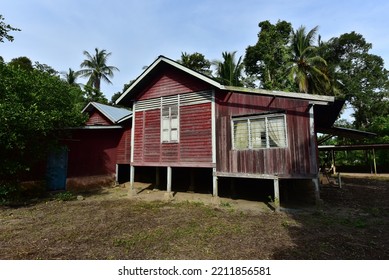 Traditional House In Malay Village, Chenor, Pahang.