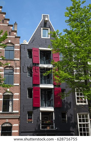 Similar – Beautiful Architecture Of Dutch Houses In Amsterdam